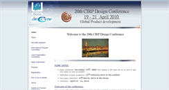 Desktop Screenshot of cirpdesign2010.irccyn.ec-nantes.fr